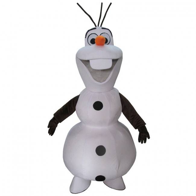 Costume bonhomme de neige pour anniversaire enfants