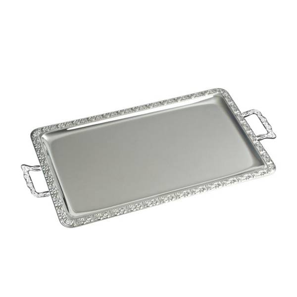 PLATEAU INOX ANSES 50x36 CM POUR RECEPTION